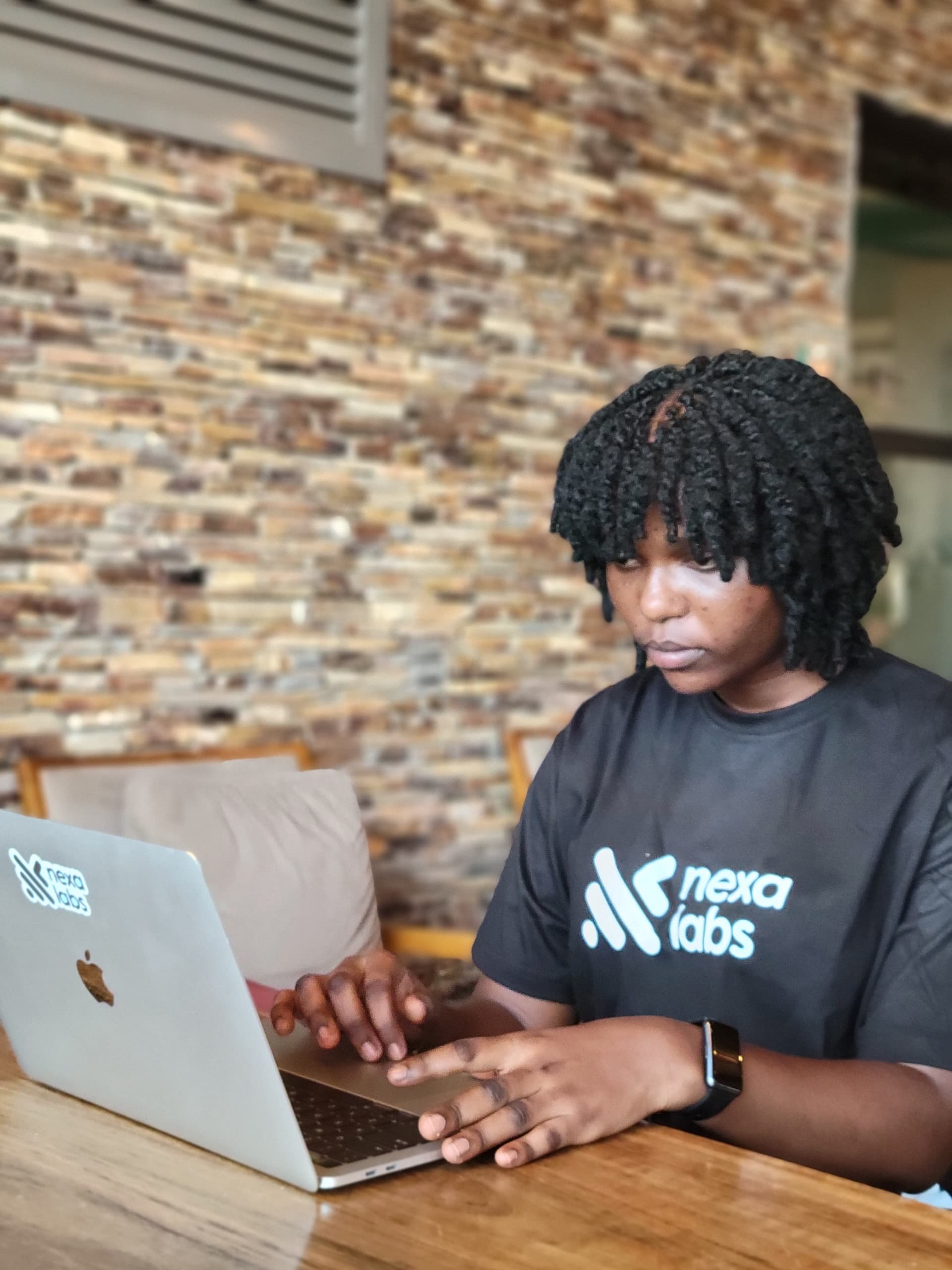 Team working on software development